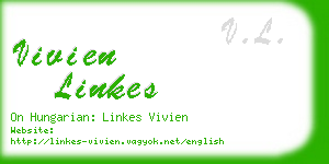 vivien linkes business card